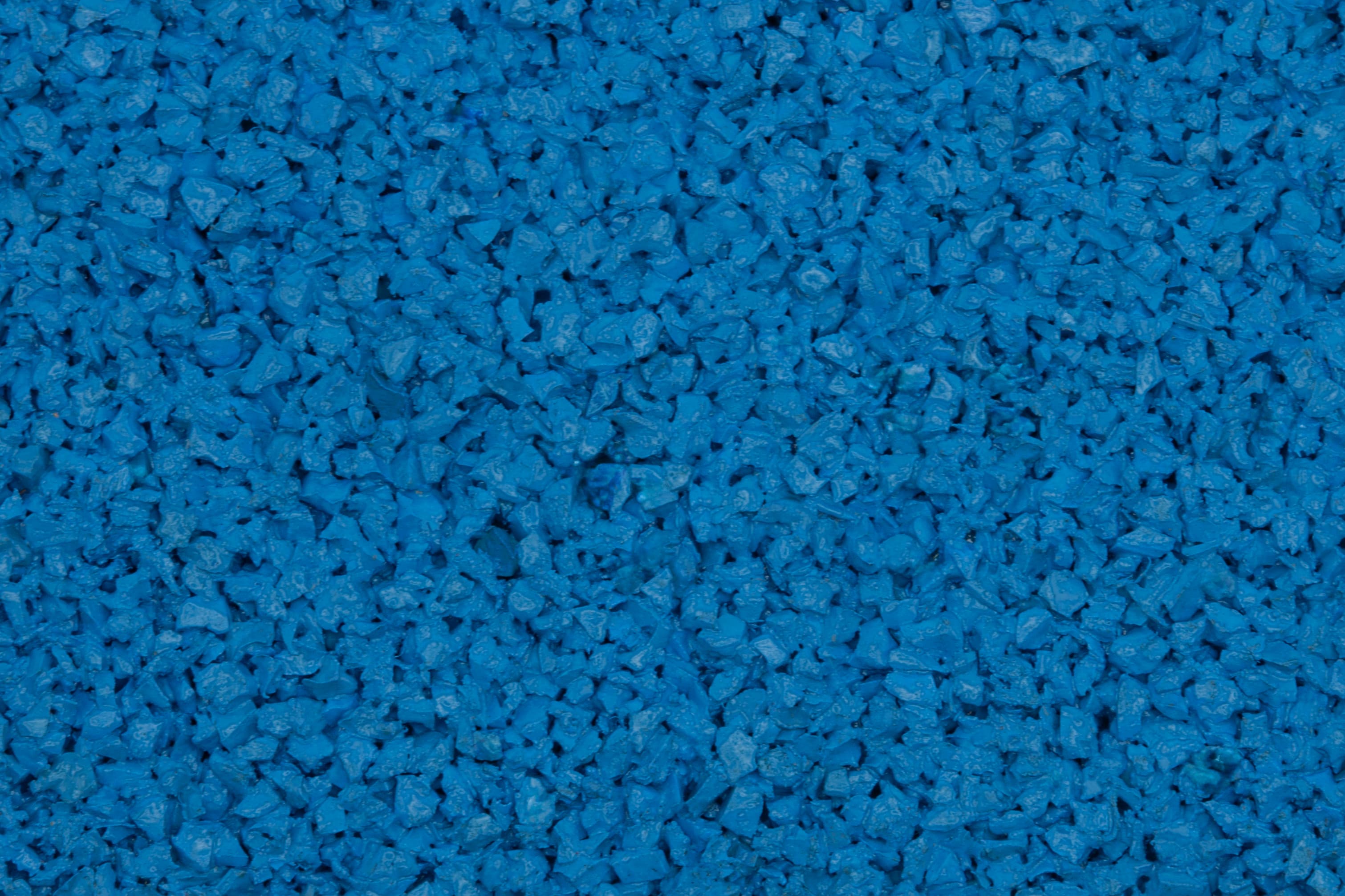 Голубая резиновая крошка