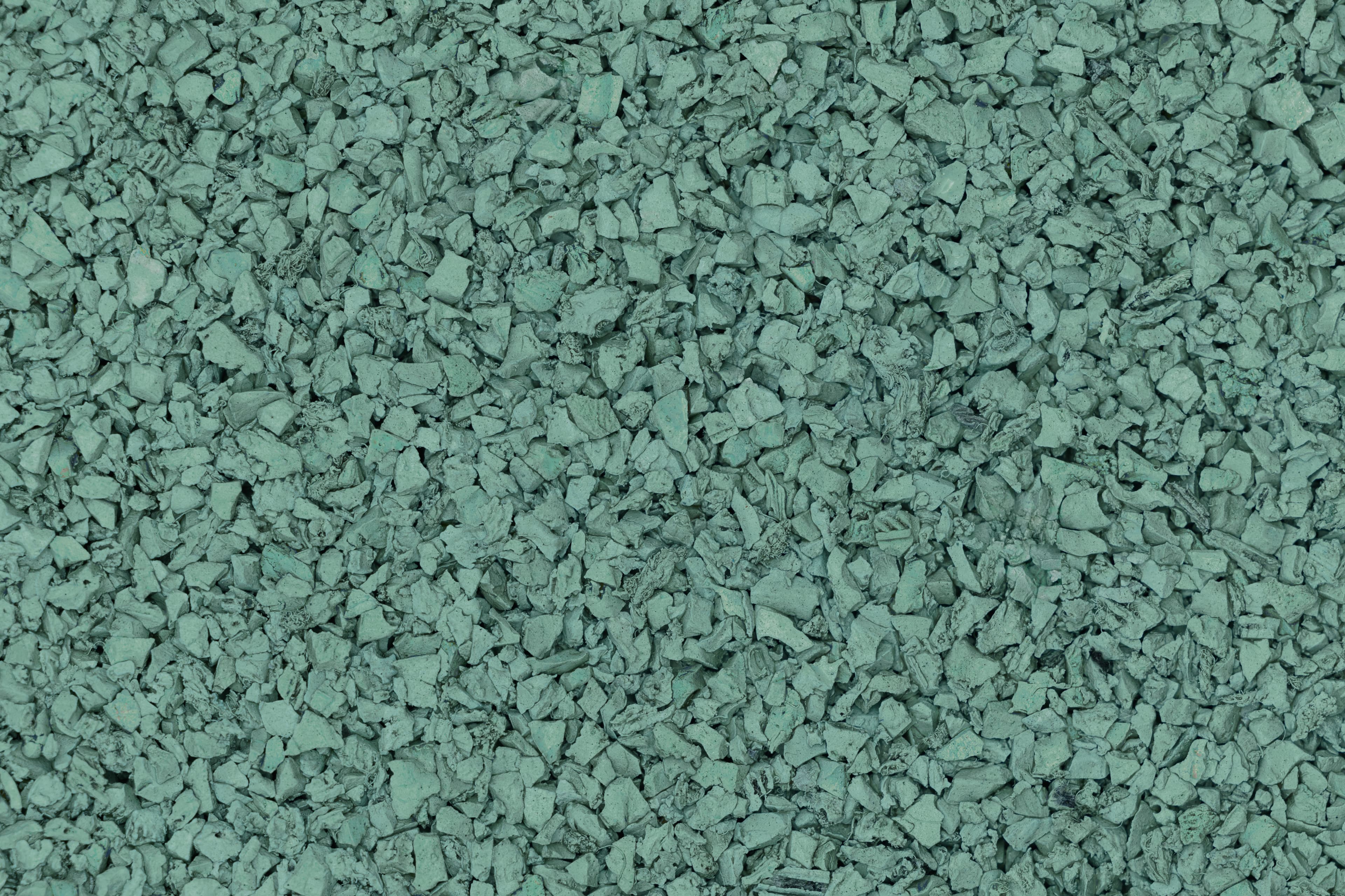 Мятная резиновая крошка