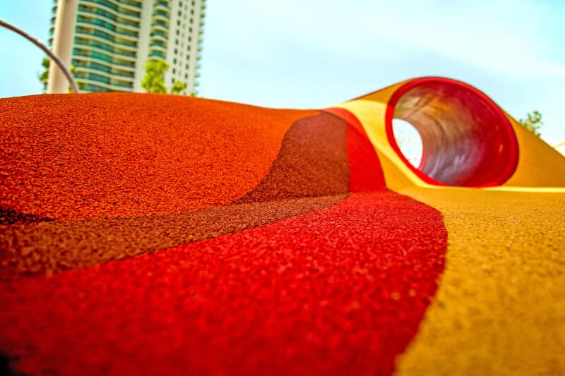 Геопластика на детской площадке