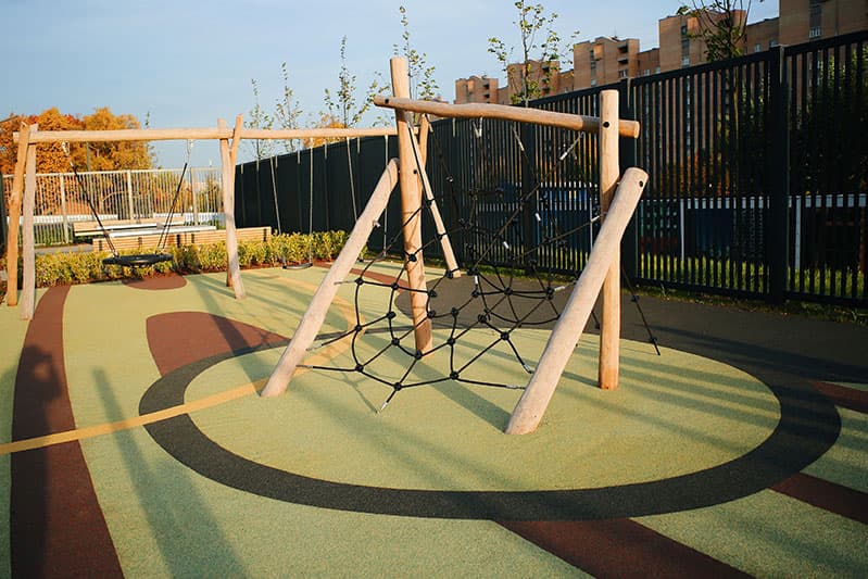 Толщина резиновых покрытий для детских площадок