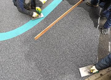 Покрытие из каучуковых гранул